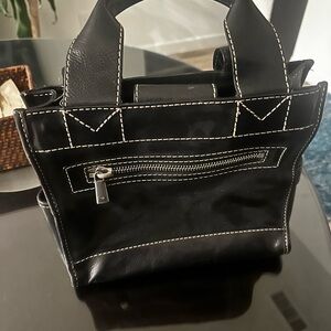 Michael Kors Black Vintage Small /Medium Tote Bag Purse Handbag
